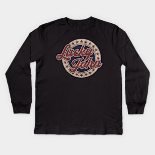 Lucky John (vintage) Kids Long Sleeve T-Shirt